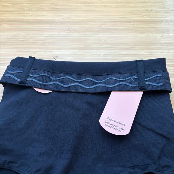 Shapermint XL/XXL Black High Waisted Shaper Panty 54008 Shapewear Neutral Comfy - Picture 5 of 10